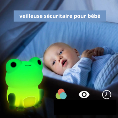 Veilleuse bébé / Grenouille Souple